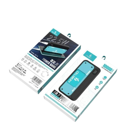 Celibery - بطارية متنقلة بسعة 10 ألف مع شاشة رقمية...