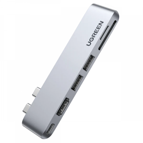 يوجرين -قاعدة USB C، محول قاعدة C 6 في 2