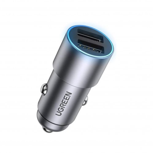 يوجرين- شاحن سيارة USB مزدوج 24 واط /4.8 امبير