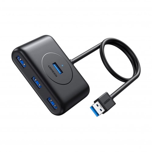 يوجرين - موزع USB 3.0 الى 4 مخارج اسود