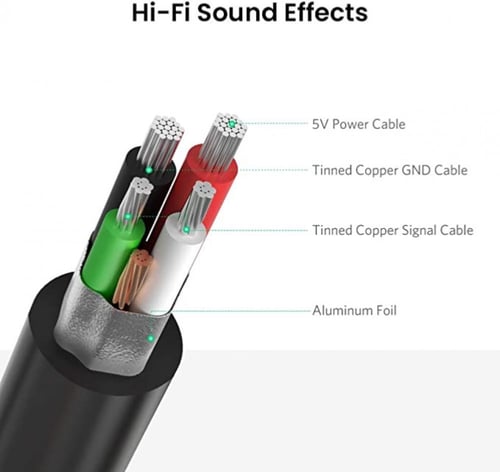 يوجرين - طاقة صوت USB خارجية