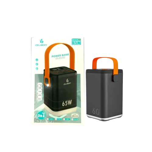 Celibery - بطارية متنقلة بسعة 60 ألف وقوة 65 واط