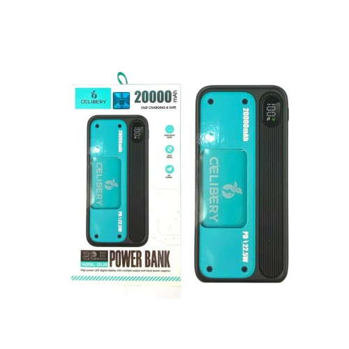 Celibery - بطارية متنقلة بسعة 20 ألف مع شاشة رقمية...