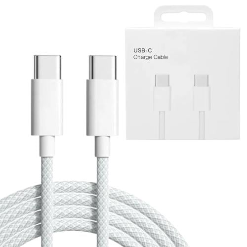 Celibery - كابل شحن تايب سي إلى تايب سي مضفر - 1 م...