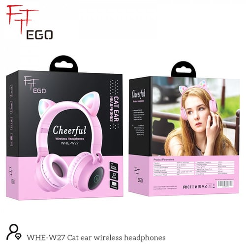 ايغو كات سماعة رأس لاسلكية ( دبليو 27 )