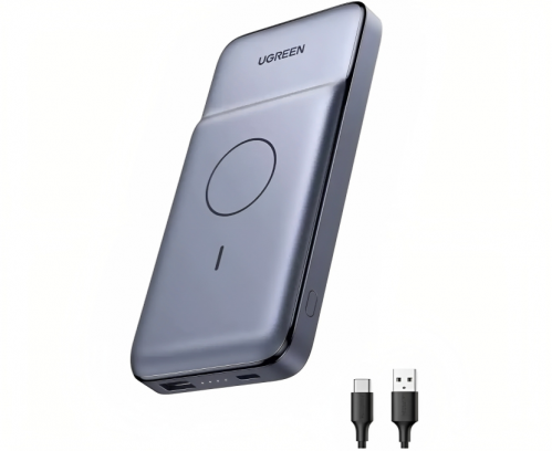 يوجرين - بطارية متنقلة 10الف مللي أمبير مغناطيسي 2...