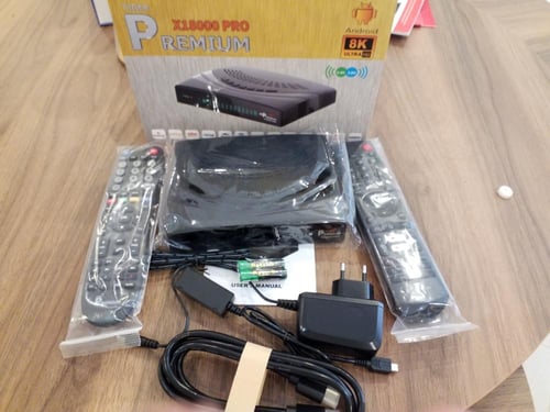 PREMIUM HD X18000 ANDROID HYBRID OTT BOX بريميوم x...