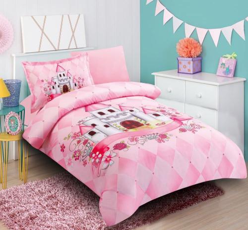 مفرش اطفال قلعة الاميرت 4 قطع