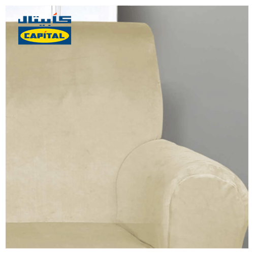 غطاء كنب ثنائي مخمل سميك