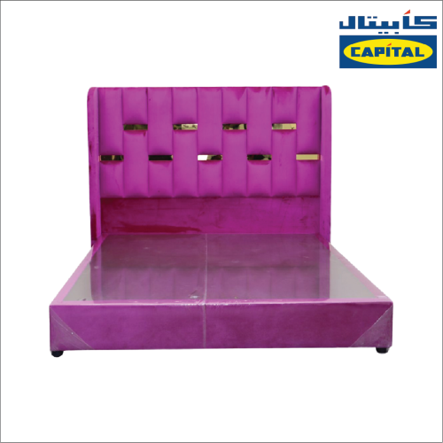 سرير ألاميرة - مقاس نفرين - بنفسجي ستيل ذهبي 180*2...