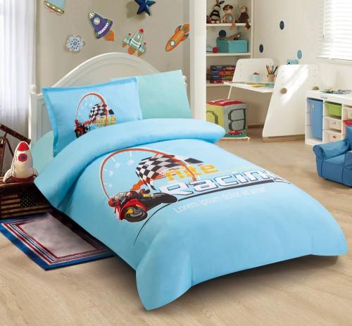 مفرش اطفال السباقات 4 قطع