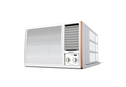 مكيف شباك هايسنس سعة تبريد 17.800 وحدة تدفئة 2.85...