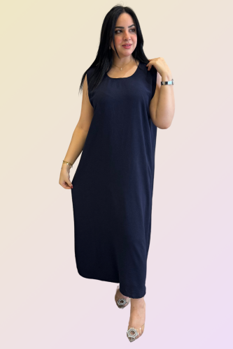 فستان داخلي تحت العباية لون كحلي