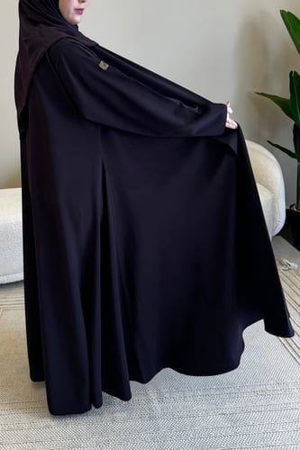 عباية كلوش لون موف غامق