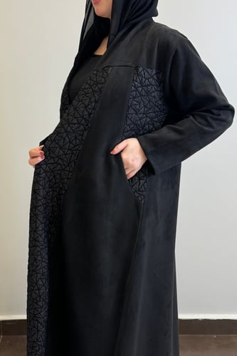 عباية شمواه جيوب أسود