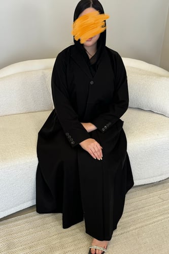 عباية جاكيت رسمية مع جيوب مخفية