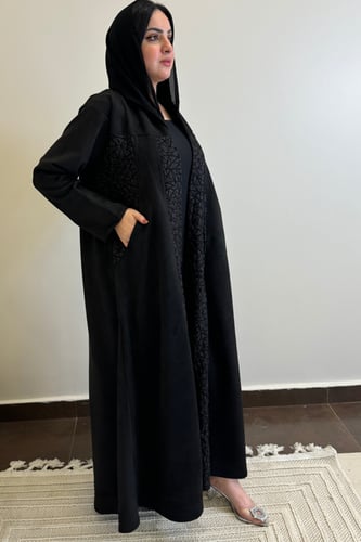 عباية شمواه جيوب أسود