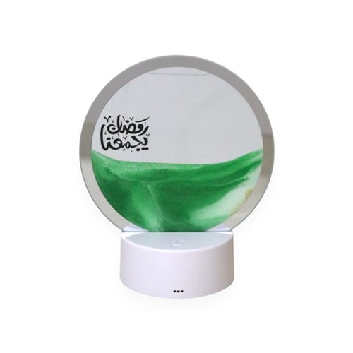 ساعه رمليه ملون