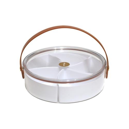 علب مكسرات أكرلك مقسم وسط