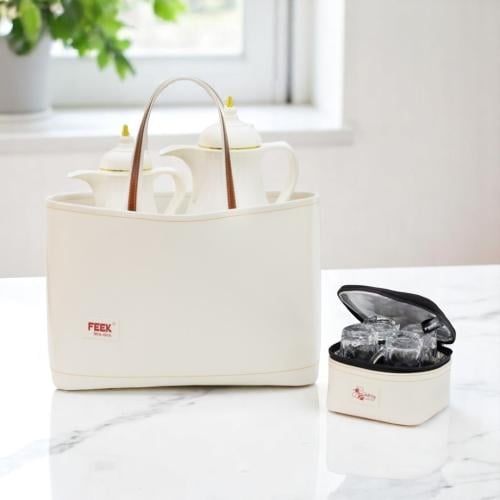 سلة وذفه جلد ملون