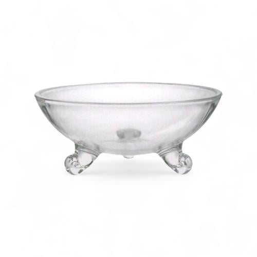 صينية مكسرات زجاج مفرد