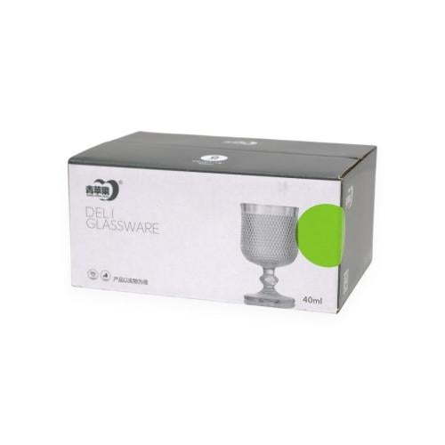 كاسات حلى زجاج وسط