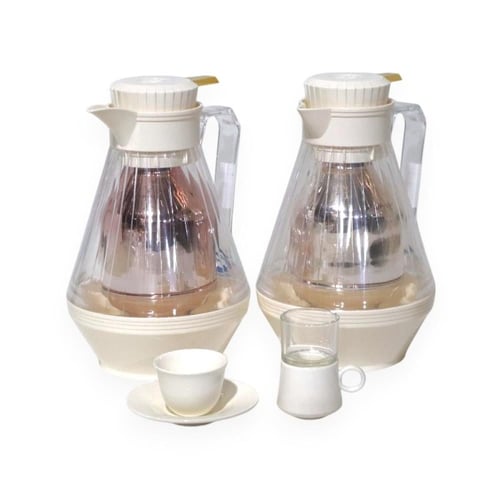 طقم ترمس مع بيالات وفناجيل 20 قطعة