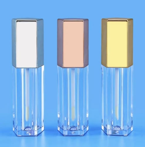 علبة قلوس فارغة شكل خماسي 6ml