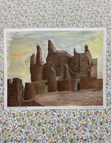 صورة قلعة مارد بدومة الجندل ( 38 × 30 سم )