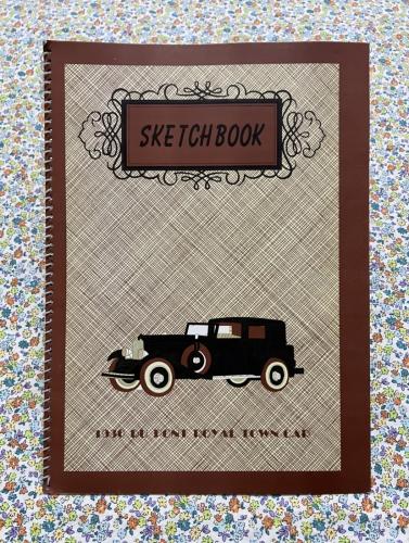 كراسة اوراق ملونة قديمة