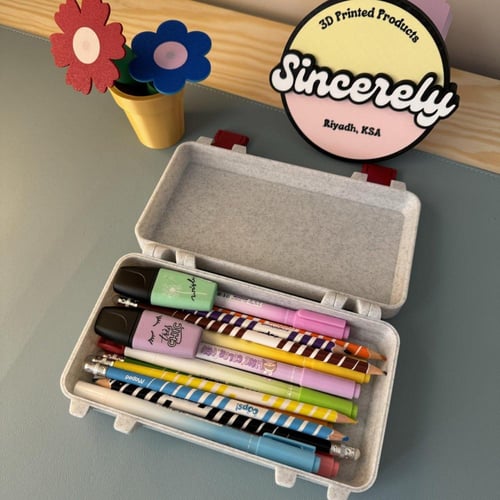 صندوق الاسم - (مقلمة مدرسية)