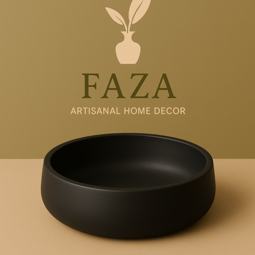 وعاء دايري لصب الشموع مصنوع من الجبس