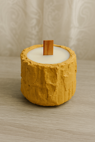 شمعه بتصميم حجري تراث