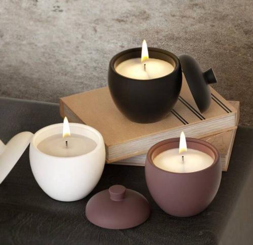 وعاء مع غطاء