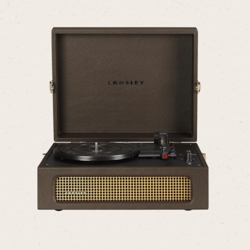 مشغل اسطوانات Crosley Voyager - بني