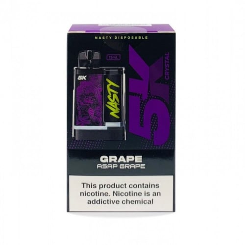 سحبة ناستي كريستال 5K عنب 5000 موشة - NASTY CRYSTA...