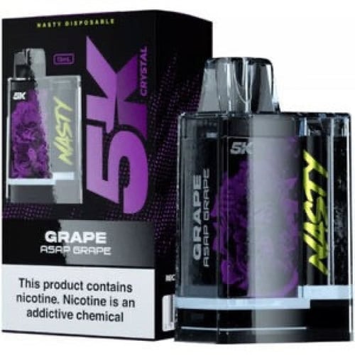 سحبة ناستي كريستال 5K عنب 5000 موشة - NASTY CRYSTA...