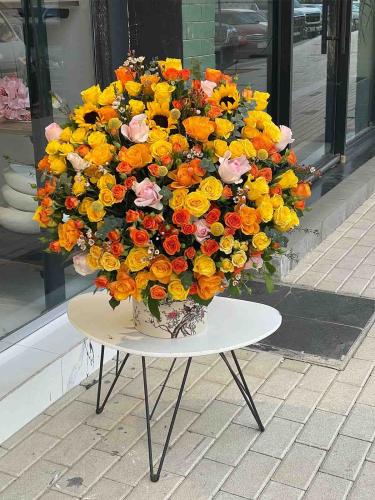 The orange vase