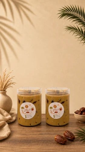 خلطه التمر المغذيه علبتين حجم 750
