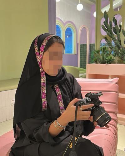 مسفع قماش ليزر اسود