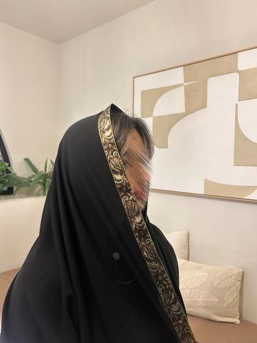 مسفع قماش ليزر اسود