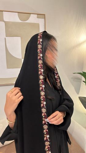 مسفع قماش ليزر اسود