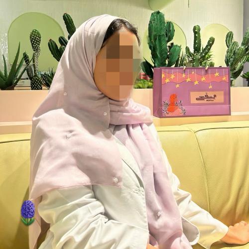 طرحة بوال بنفسجي فاتح