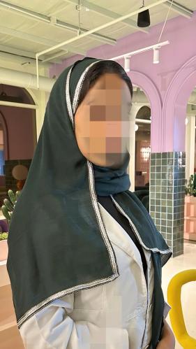 طرحة لينن اخضر