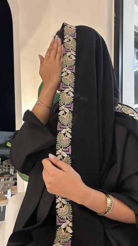 مسفع قماش ليزر اسود