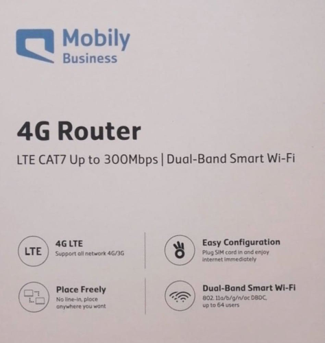 راوتر 4G يدعم كل الشبكات