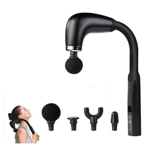 U-shaped massage gun for easy access to hard-to-reach places neck back
