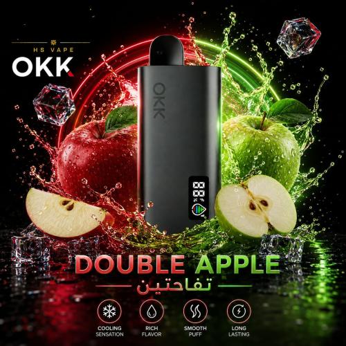 فيب سحبة اوك 35 ألف موشة نكهة تفاحتين - OKK Vape 3...