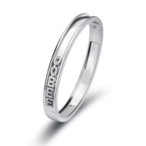 Charm bangle - Silver