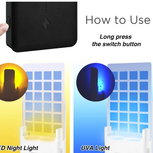 مصيدة ضوئية لاصقة للحشرات الطائرة (ابيض)